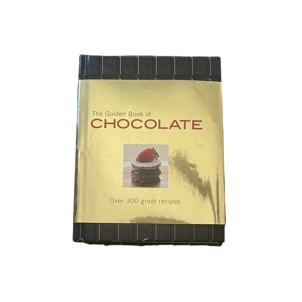 The Golden Book of Chocolate Hardcover Coffee Table Dessert Cookbook Photography